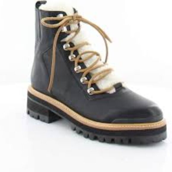 Izzie Genuine Shearling Lug Sole Boot - Picture 1 of 2